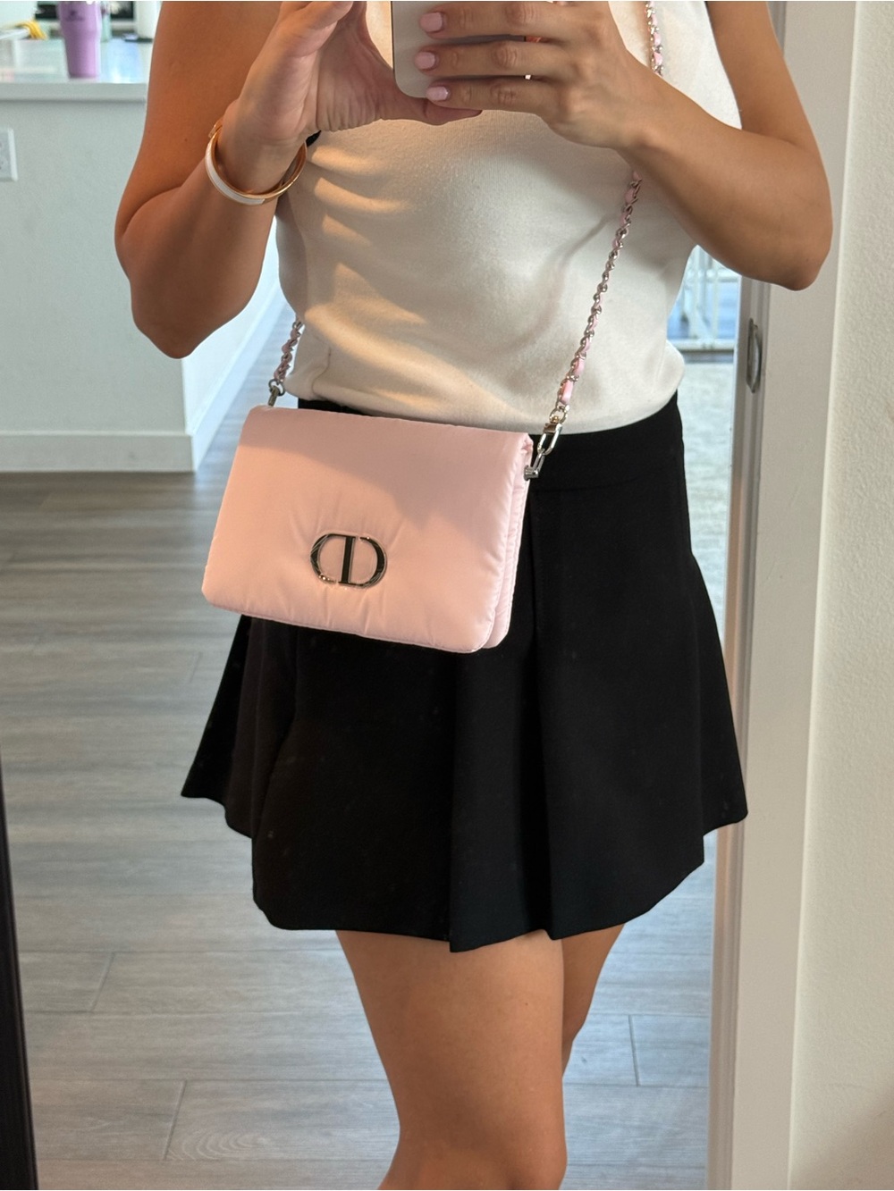 DiorBeauty Pink Chain Crossbodey Bag
